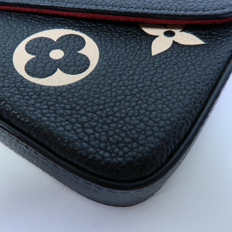 LOUIS VUITTON Monogram Felicie Pochette鏈帶肩背袋-12