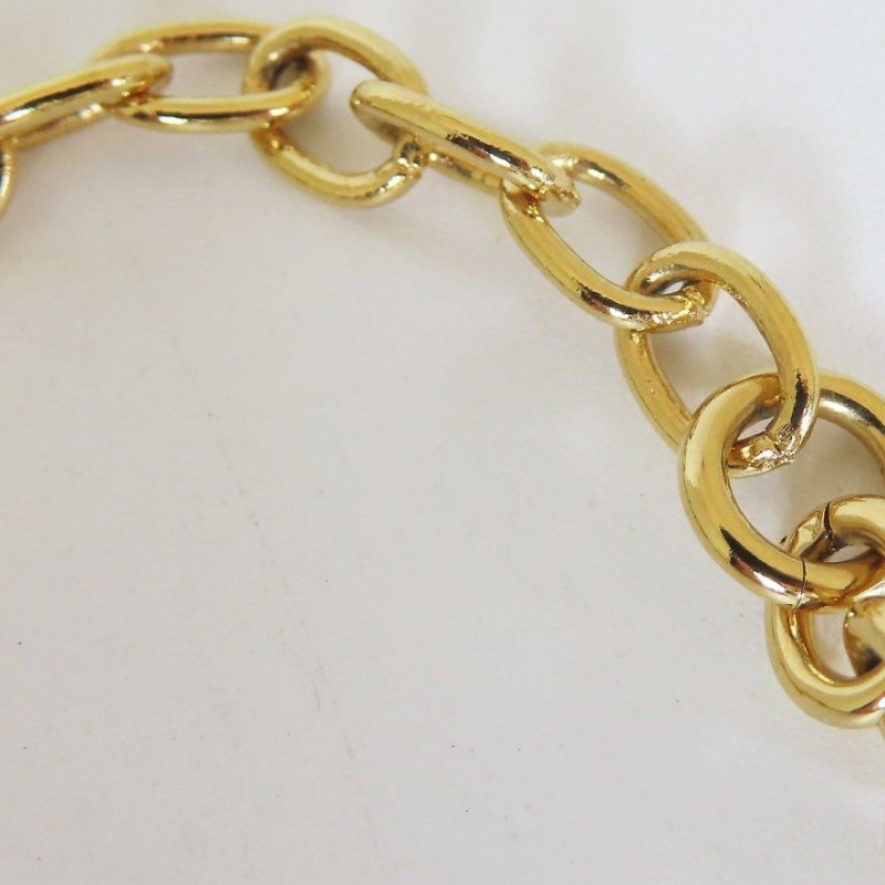 【巴黎站二手名牌專賣店】＊現貨＊CHANEL 香奈兒 真品＊ABC950金色星星黑愛心COCO吊墜項鍊-3