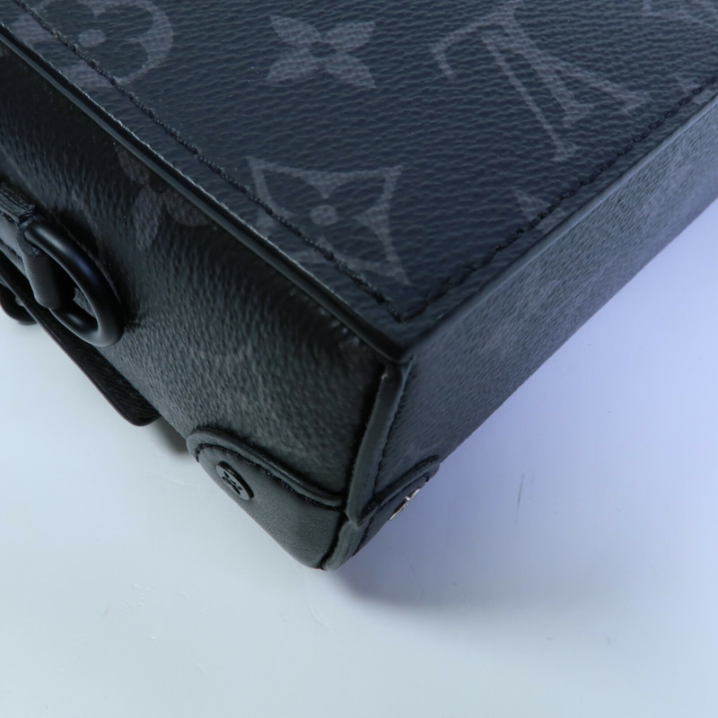 LOUIS VUITTON Monogram Eclipse Steamer Wearable Wallet肩背袋-10