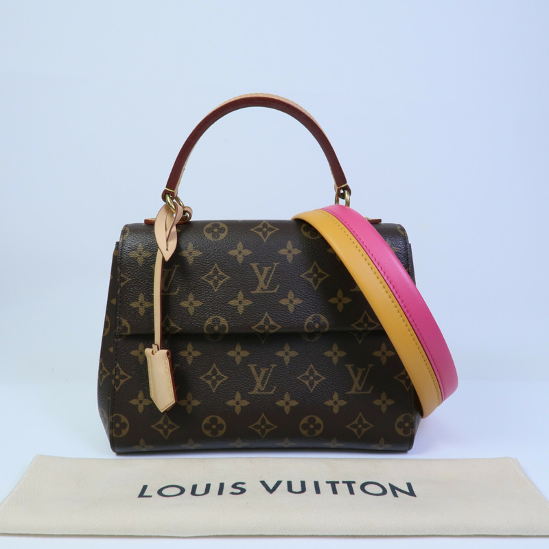 LOUIS VUITTON Monogram Cluny BB手挽肩背兩用袋-10