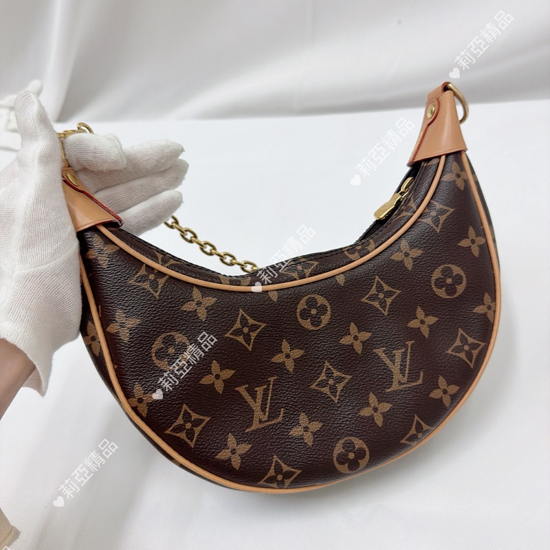莉亞精品♡ Lv 彎月包 二手美包-3
