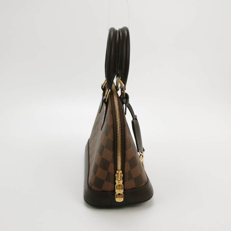 Louis Vuitton (LV) AlmaBB牛皮棋盤格貝殼包斜背包單肩包晶片款-3