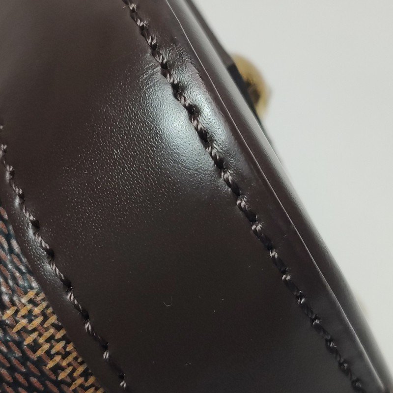 Louis Vuitton (LV) AlmaBB牛皮棋盤格貝殼包斜背包單肩包晶片款-14