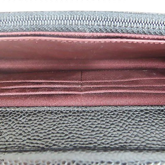 【巴黎站二手名牌專賣店】＊現貨＊CHANEL 香奈兒 真品＊黑色菱格紋荔枝皮革銀雙C鏈包 WOC斜背包-3