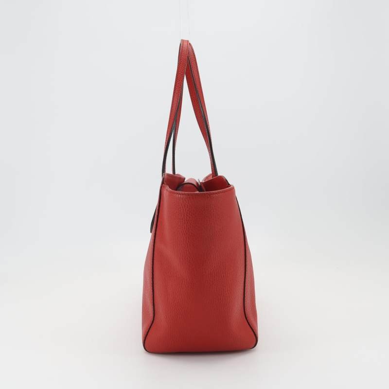 Gucci Swing牛皮純色logo標誌單肩包-3