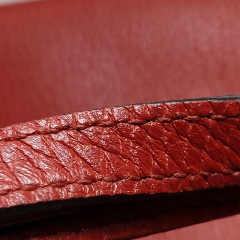 Gucci Swing牛皮純色logo標誌單肩包-10