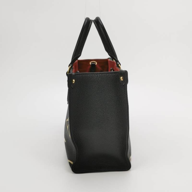 Louis Vuitton (LV) Onthego小號牛皮Gaint Monogram托特包斜背包單肩包晶片款-2