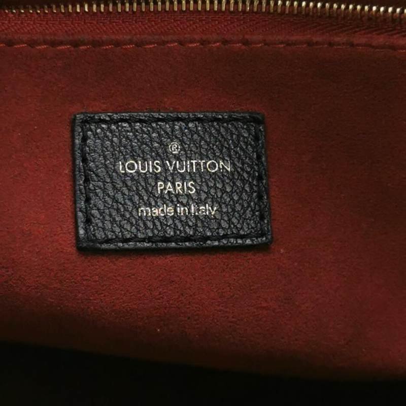 Louis Vuitton (LV) Onthego小號牛皮Gaint Monogram托特包斜背包單肩包晶片款-7