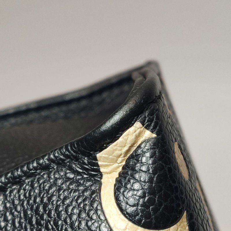 Louis Vuitton (LV) Onthego小號牛皮Gaint Monogram托特包斜背包單肩包晶片款-23