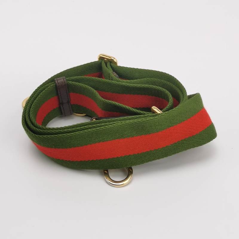 Gucci Jumbo牛皮帆布雙G老花斜背包單肩包-8