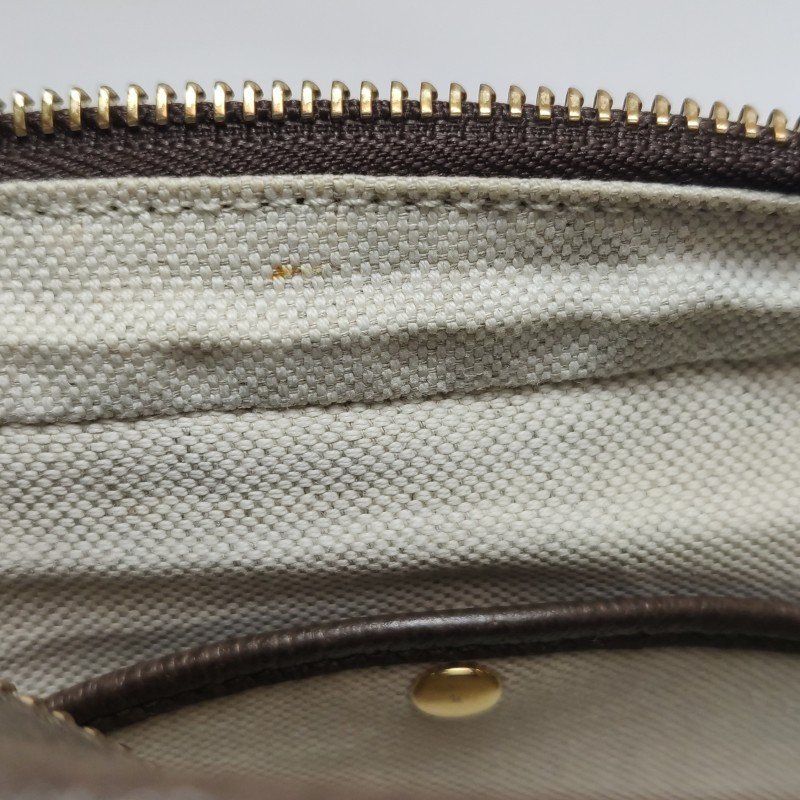 Gucci Jumbo牛皮帆布雙G老花斜背包單肩包-9