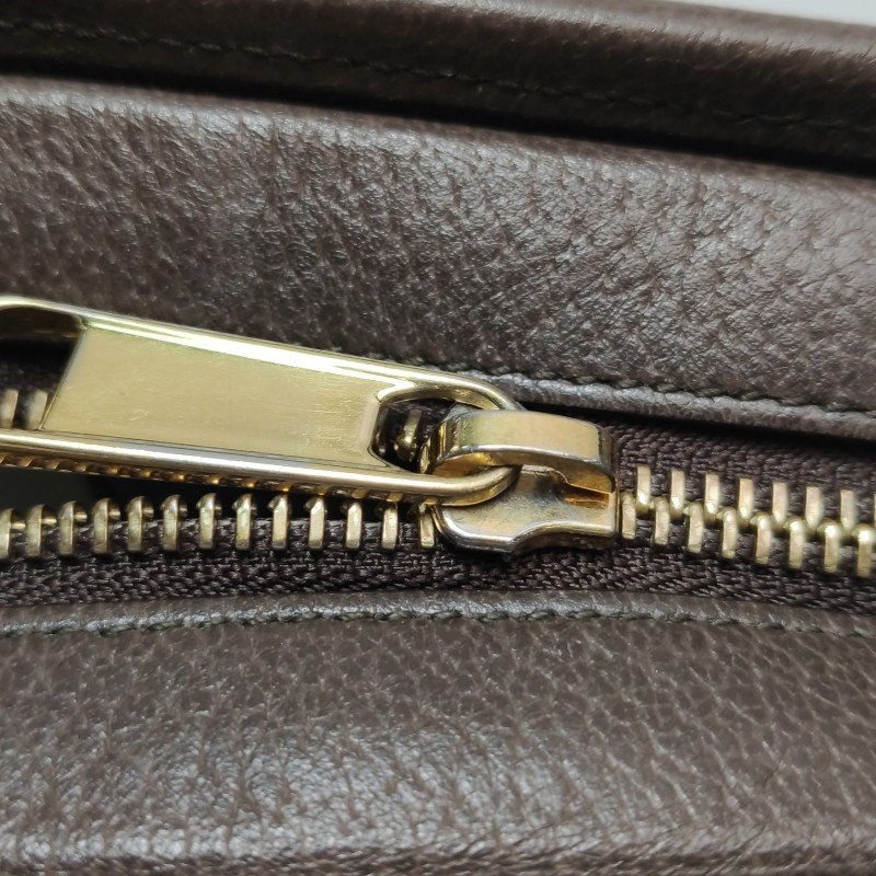 Gucci Jumbo牛皮帆布雙G老花斜背包單肩包-10