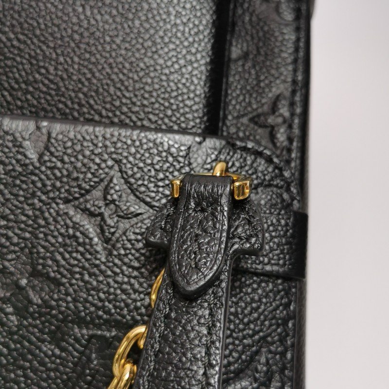 Louis Vuitton (LV) Vavin小號牛皮壓花純色鎖扣單肩包-8