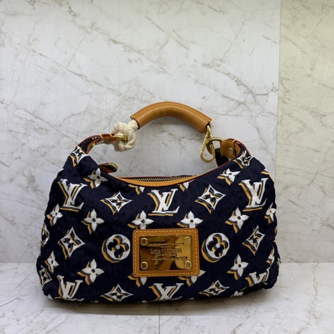 LV藍色幻影郵輪HOBO手提腋下包