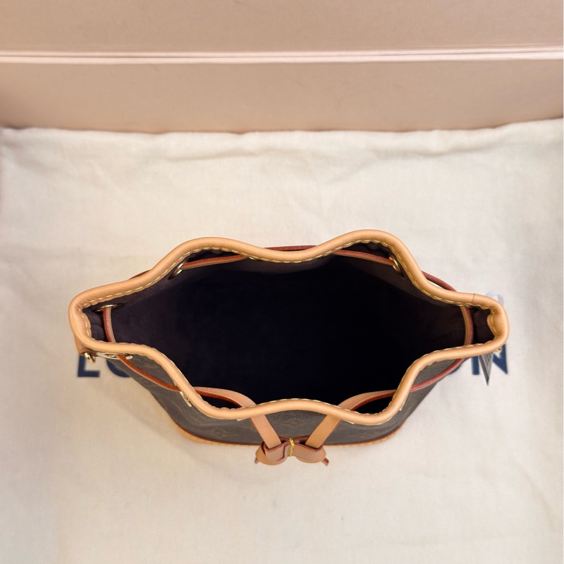 全新現貨 LV 當月票 noe小水桶老花 五金帶膜-5