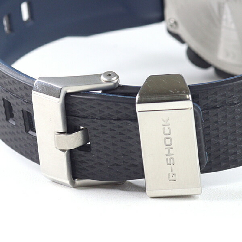 Casio G-Shock G-STEEL GST-B100 男士腕錶，太陽能動力，20 ATM 防水，黑/藍-5