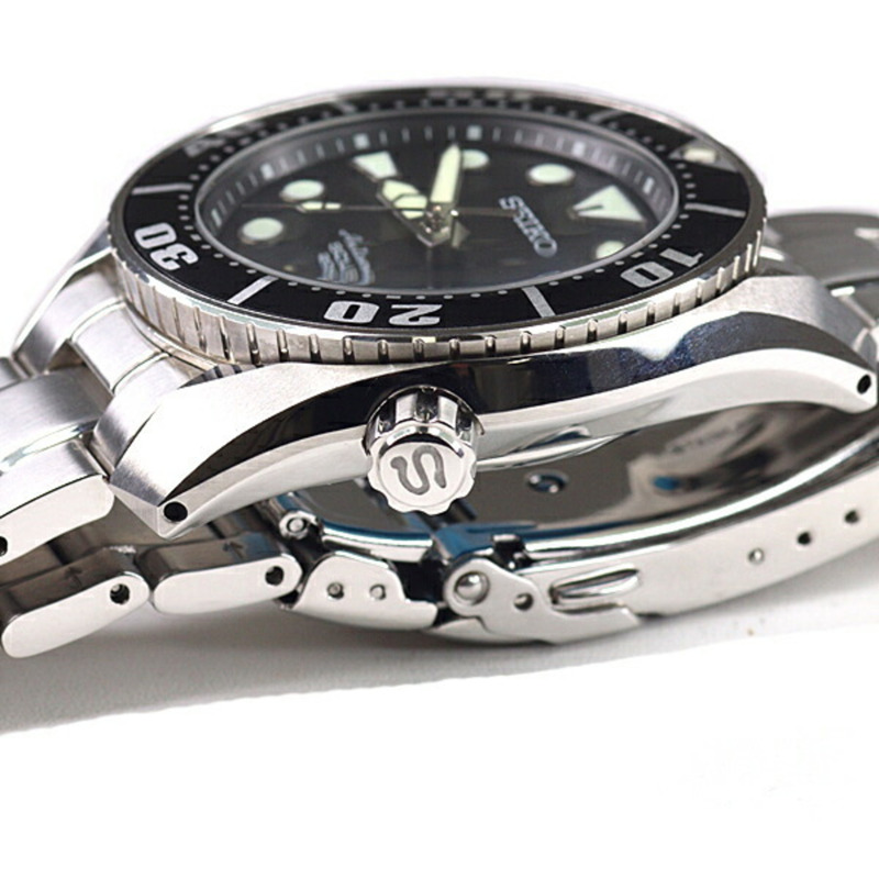 精工 Sumo Prospex 潛水錶 200 公尺男士腕錶 黑色 6R15-00G0 錶盤 自動機械錶-3