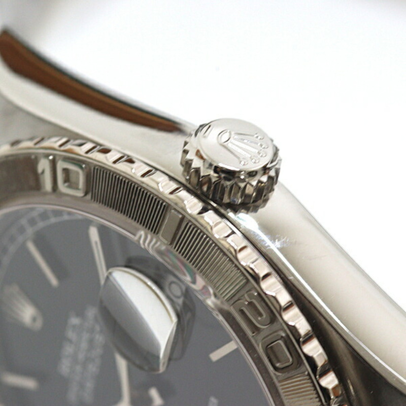 勞力士 Datejust Thunderbird 16264 K 序號（2001 年款），黑色錶盤，自動上鍊。-3