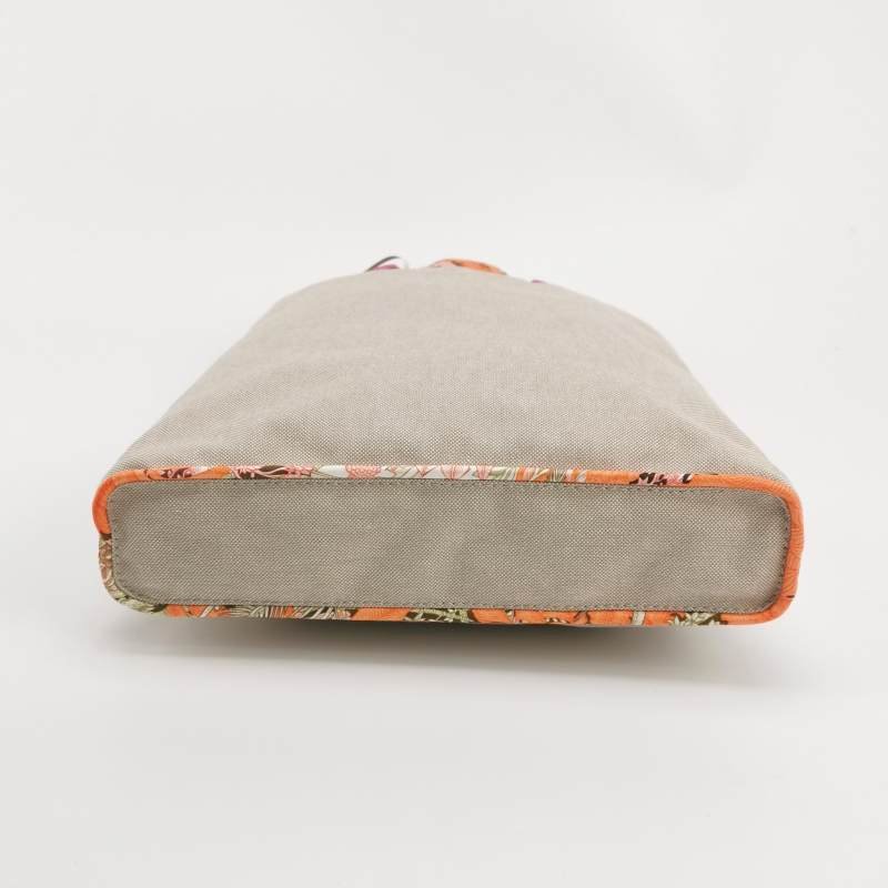 Hermes 手袋帆布Clemence（TC）牛皮銀扣V6橄欖綠彩色-5