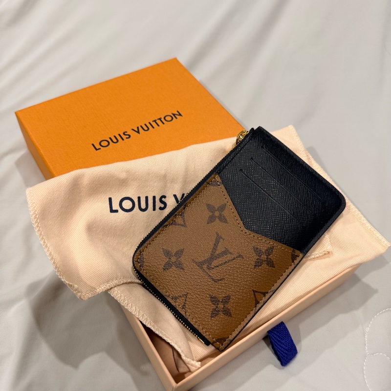 Louis Vuitton Recto Verso 絕版老花 卡片零錢包 近全新 狀況良好-6