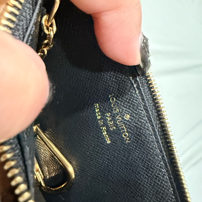 Louis Vuitton Recto Verso 絕版老花 卡片零錢包 近全新 狀況良好-9