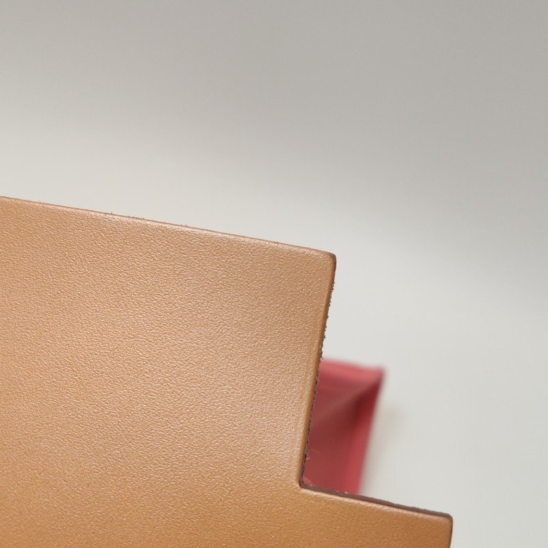 Hermes Herbag31馬鞍釘鎖扣斜挎包單肩包Hunter牛皮帆布銀扣粉色棕色Z刻-15