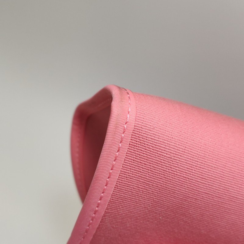 Hermes Herbag31馬鞍釘鎖扣斜挎包單肩包Hunter牛皮帆布銀扣粉色棕色Z刻-20