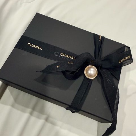 Chanel 19 mini 三折短夾 全新 黑銀 保卡款