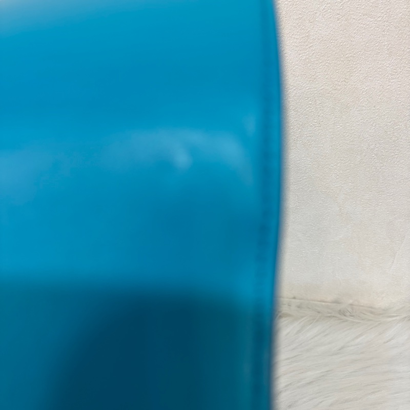 TOD'S TIMELESS 湖水藍 全皮 金釦 肩背包 斜背包 方包-30