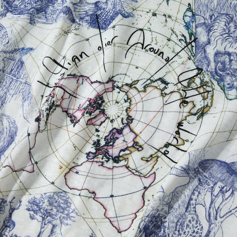 🎉店慶福利款🎉DIOR 地图+星星印花 T恤-4