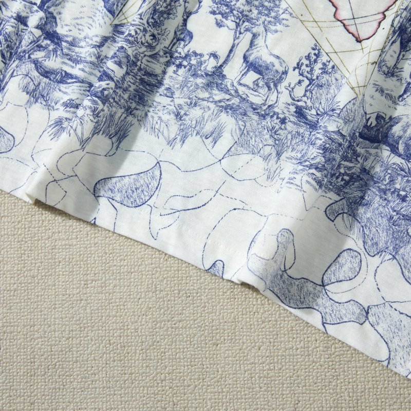 🎉店慶福利款🎉DIOR 地图+星星印花 T恤-5