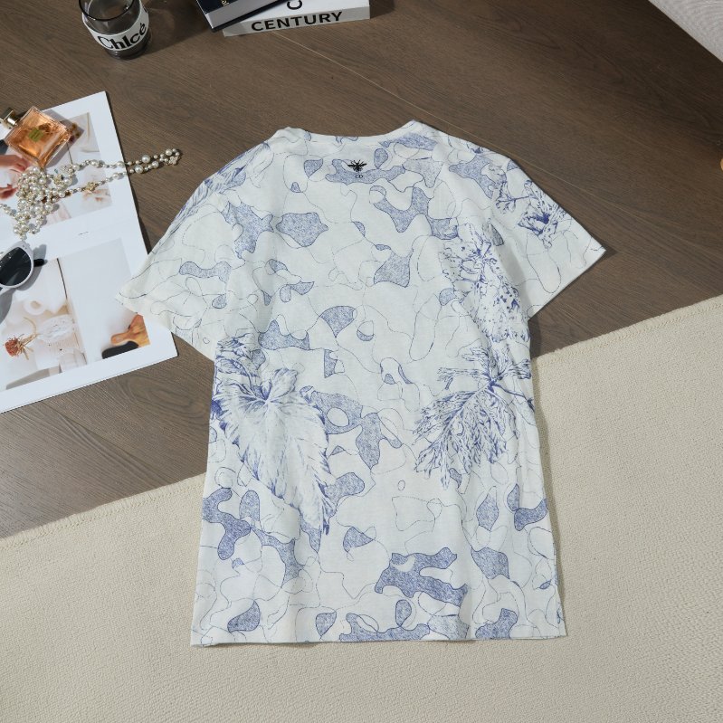 🎉店慶福利款🎉DIOR 地图+星星印花 T恤-8