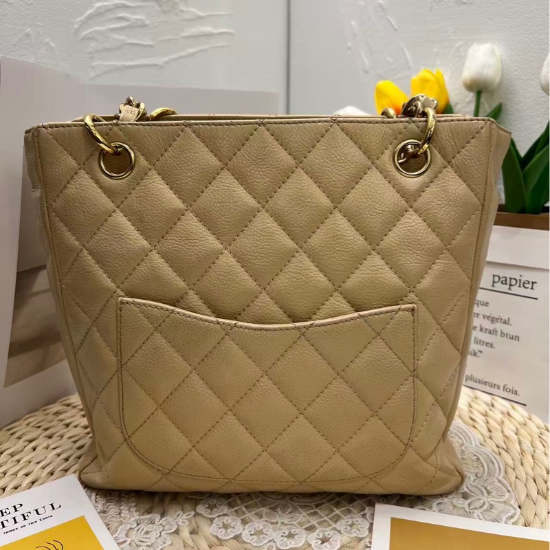 Chanel PST小號托特 - 米色-6