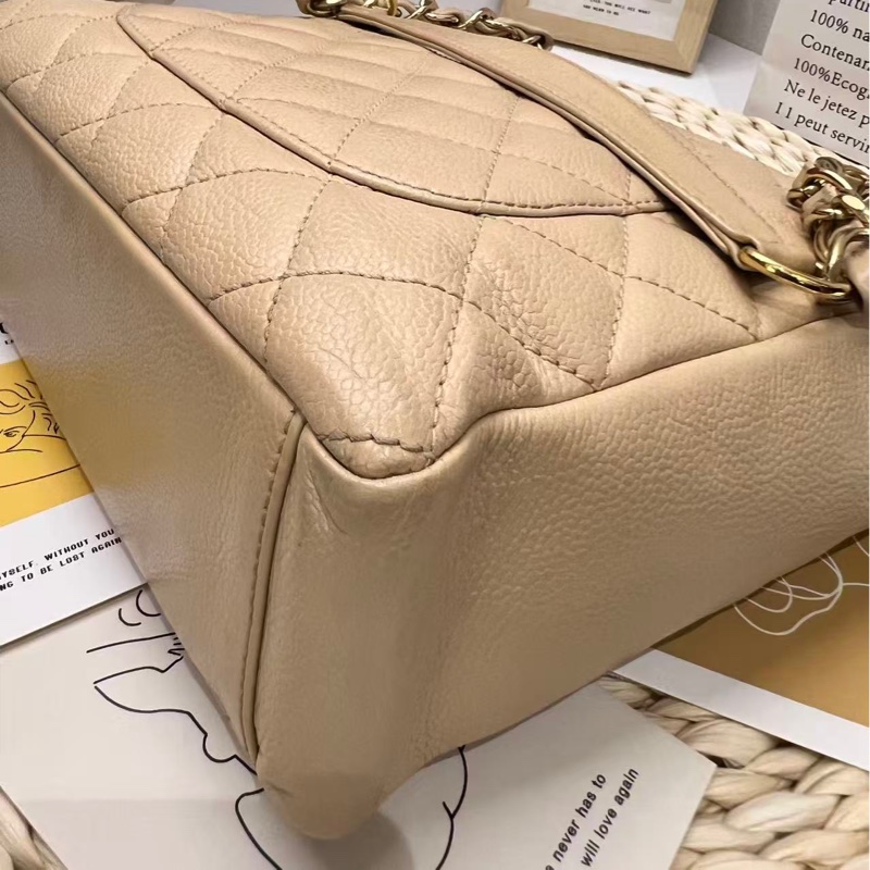 Chanel PST小號托特 - 米色-8