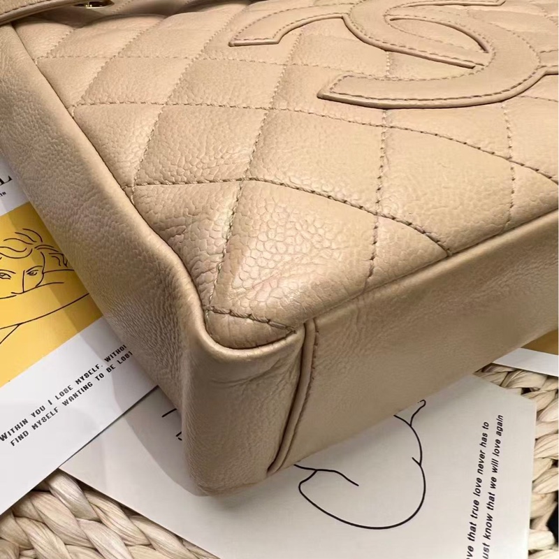 Chanel PST小號托特 - 米色-11