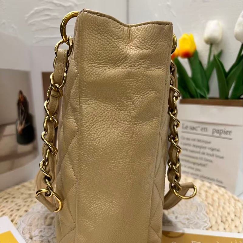 Chanel PST小號托特 - 米色-14