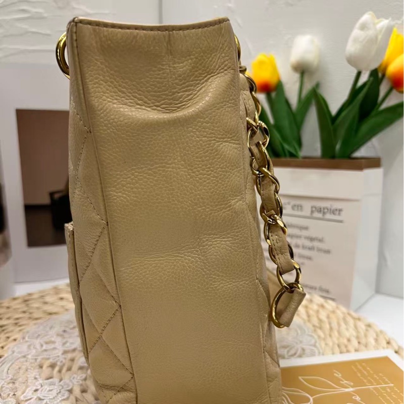 Chanel PST小號托特 - 米色-15