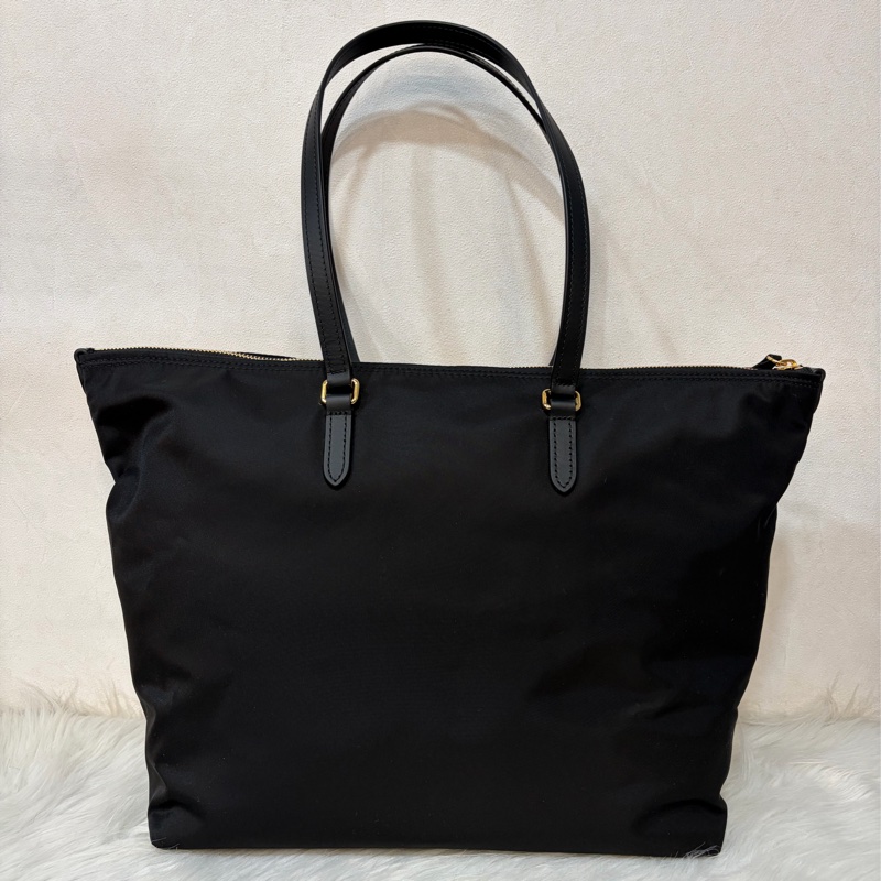 BURBERRY 8109272 金釦LOGO尼龍 肩背包 托特包-2