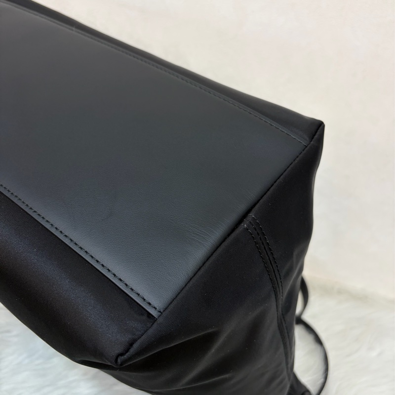 BURBERRY 8109272 金釦LOGO尼龍 肩背包 托特包-9