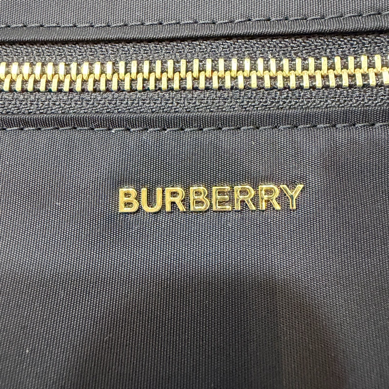 BURBERRY 8109272 金釦LOGO尼龍 肩背包 托特包-15
