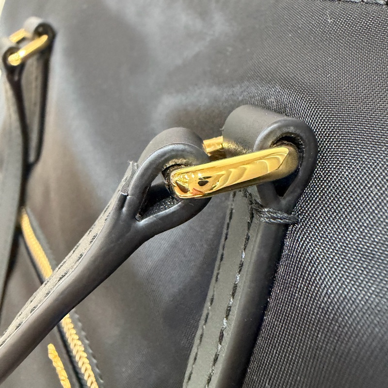 BURBERRY 8109272 金釦LOGO尼龍 肩背包 托特包-48