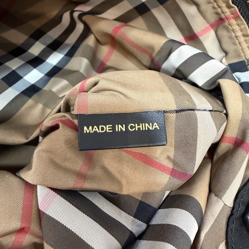 BURBERRY 8109272 金釦LOGO尼龍 肩背包 托特包-57