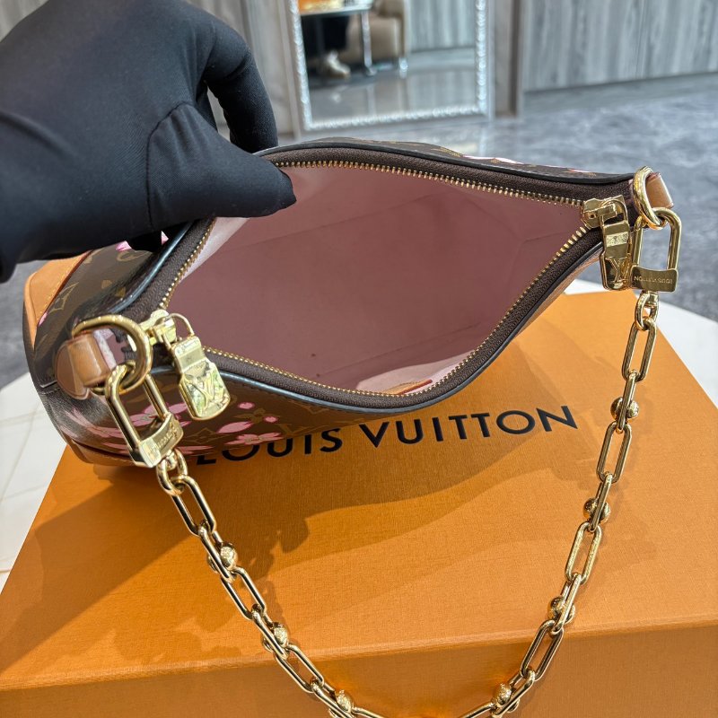 *SHIHNA名牌精品* LV M13265 村上隆聯名 Boulogne Cherry Blossom 櫻花系列 PM牛角包-6