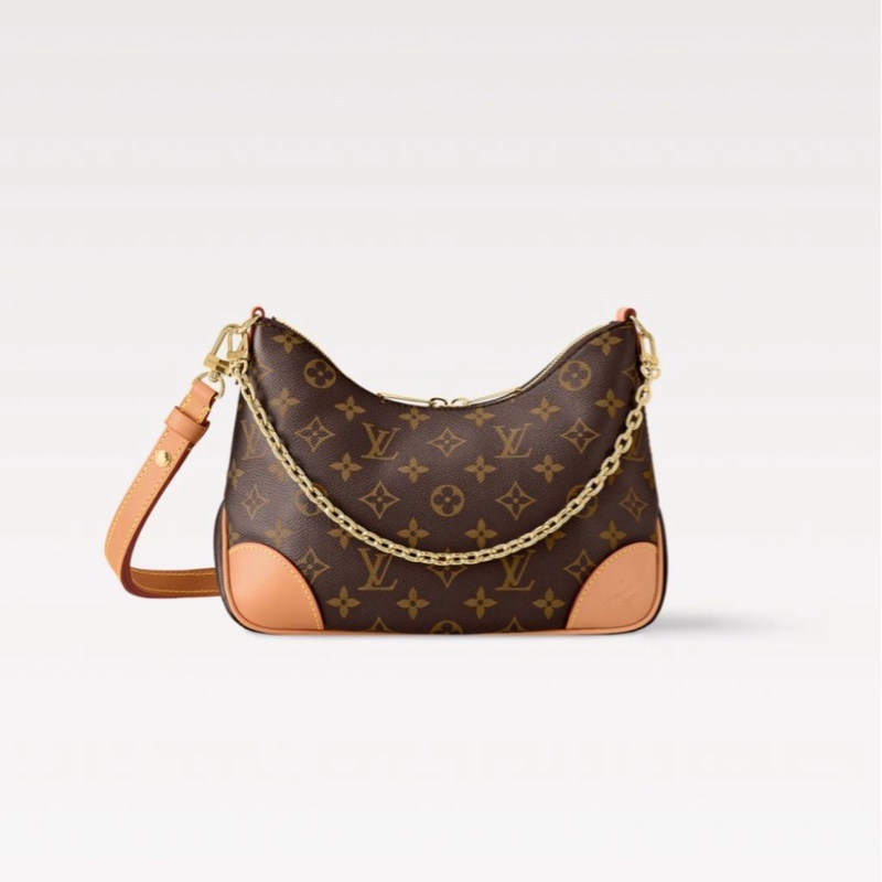 LV Boulogne PM 牛角包（經典老花）-6
