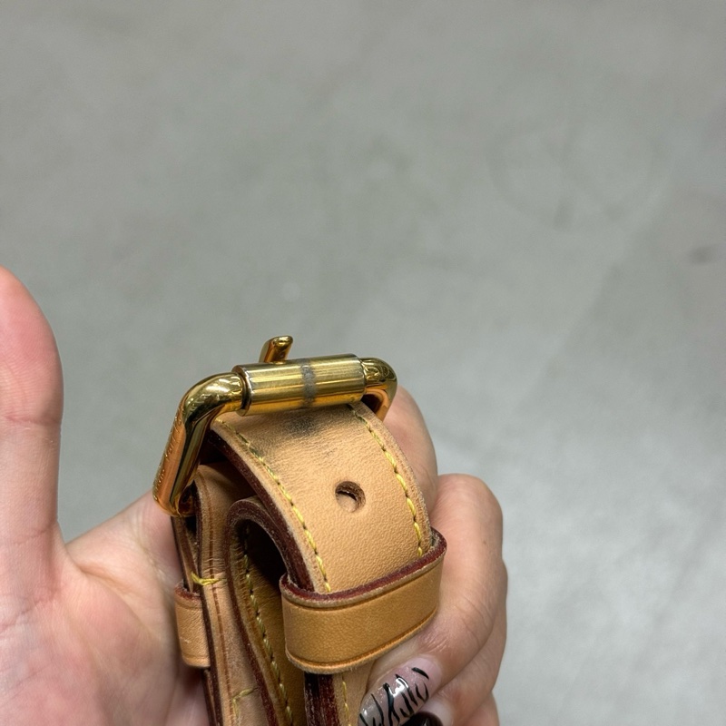 路易威登/Lv 黑三彩腋下包單肩包-6