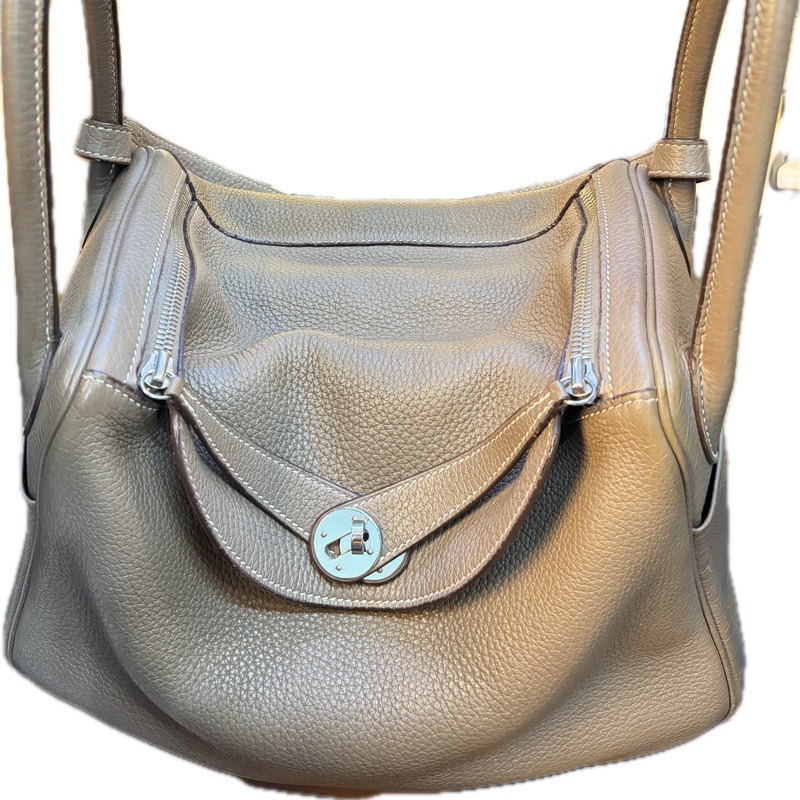 Hermès Lindy 30 大象灰 銀扣 C刻-5
