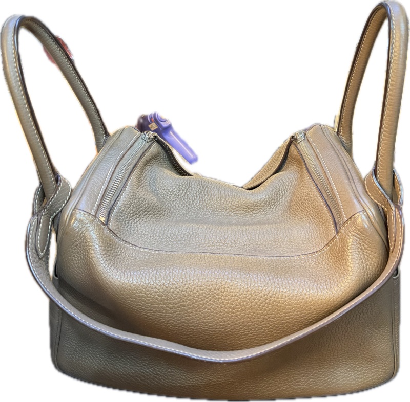 Hermès Lindy 30 大象灰 銀扣 C刻-6