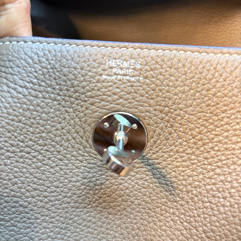 Hermès Lindy 30 大象灰 銀扣 C刻-11