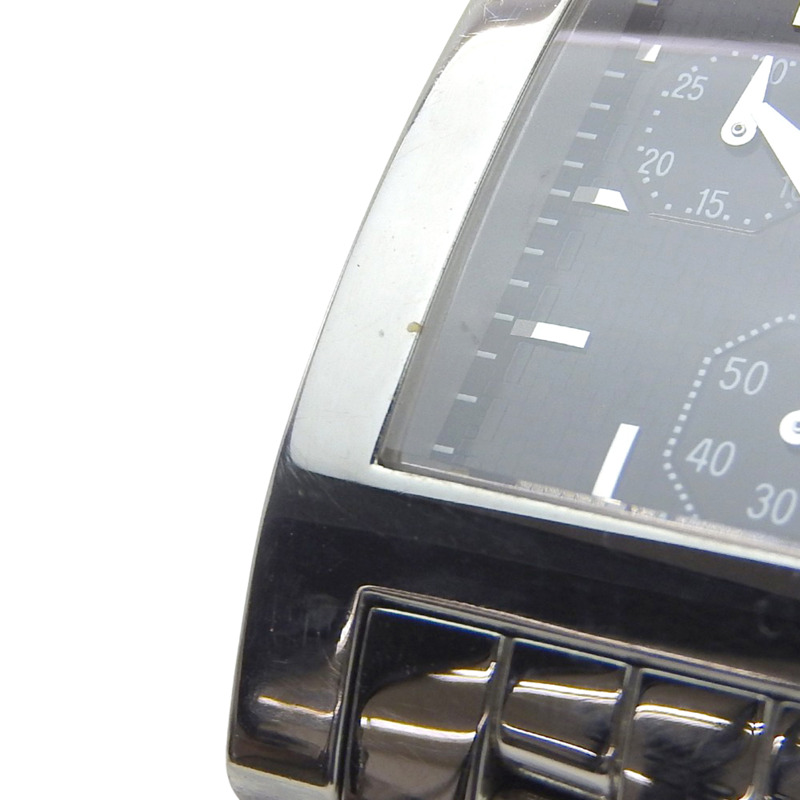 浪琴 DolceVita 手錶 L5.668.4，不鏽鋼，石英，模擬，黑色錶盤，男士。-6