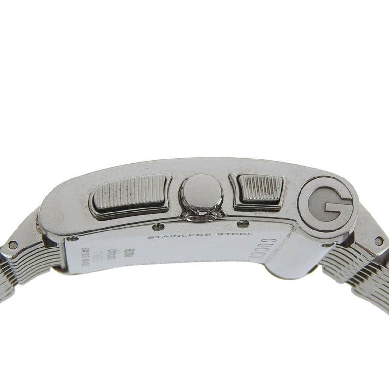 Gucci G-Metro 8600M 不鏽鋼石英計時腕錶，黑色錶盤 - 男士-6